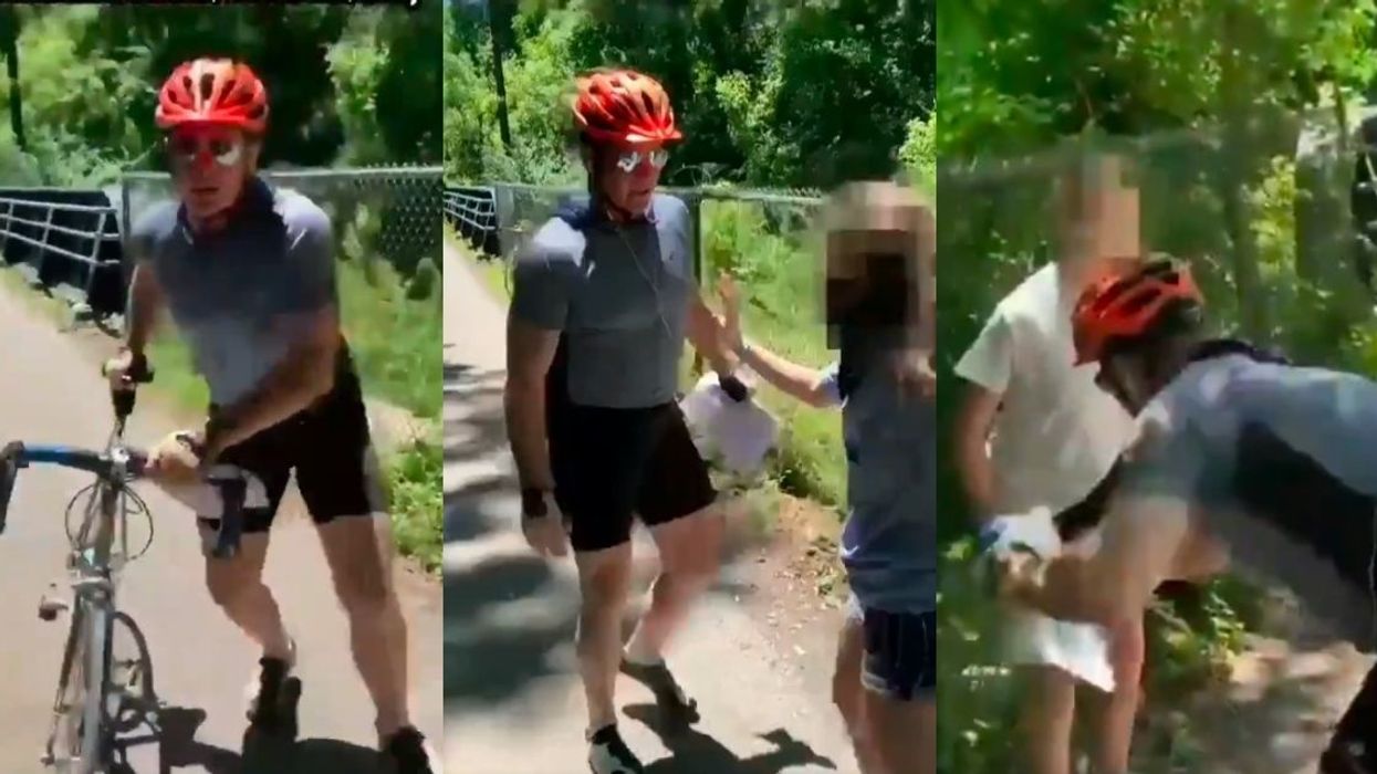 Maryland Police Searching For Enraged Cyclist Who Attacked A Young Woman For Posting Flyers Supporting Protests