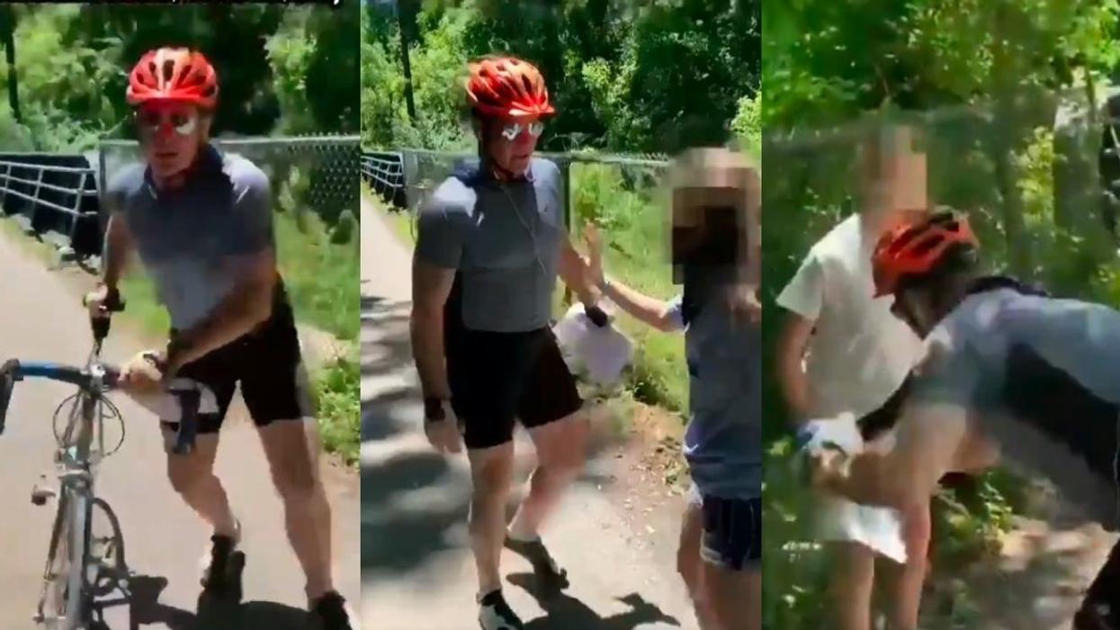 Maryland Police Searching For Enraged Cyclist Who Attacked A Young Woman For Posting Flyers Supporting Protests