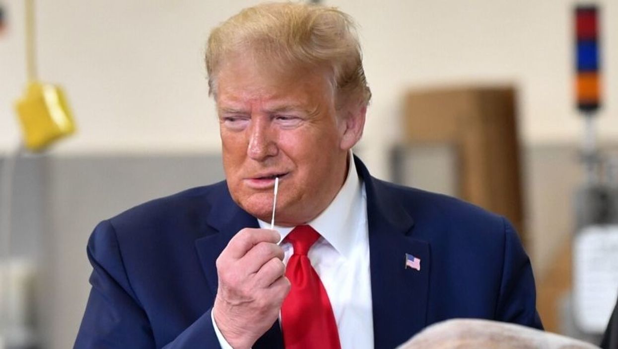 Maine Virus Swab Manufacturer Trump Visited Says They'll Have to Trash All Swabs Produced While He Was There