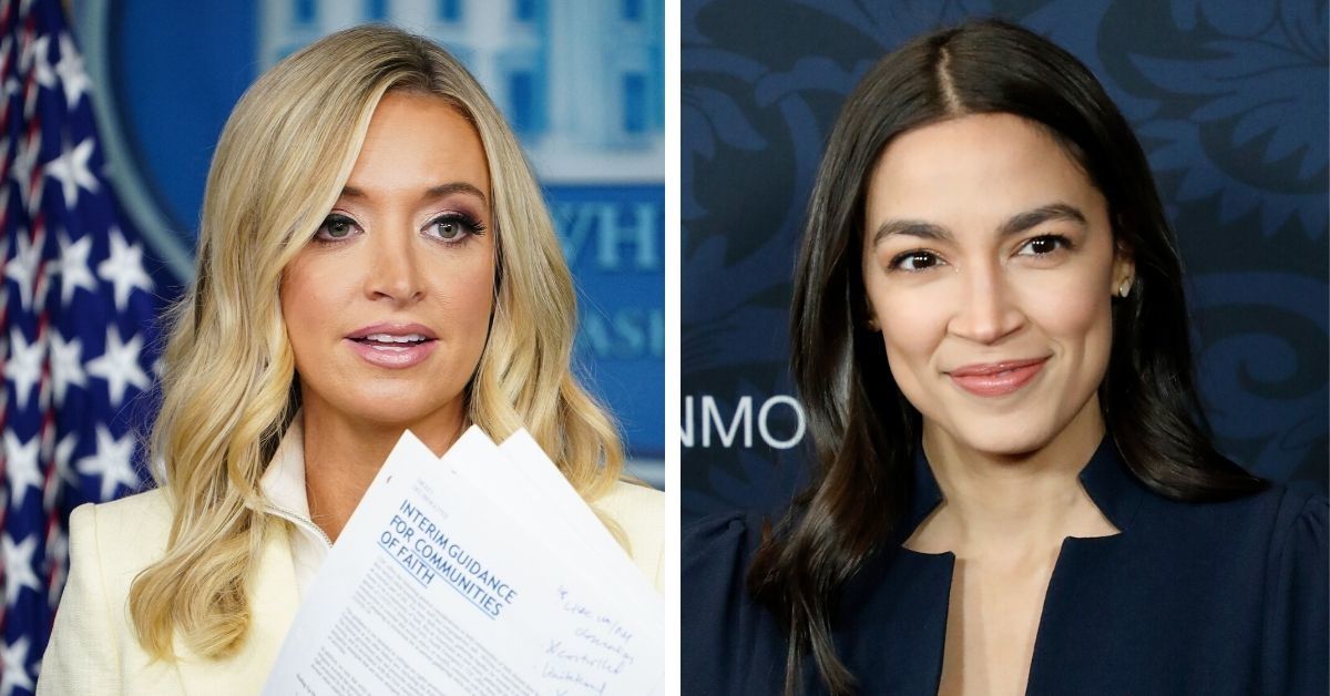 Press Secretary Kayleigh McEnany Just Referred To AOC As 'Biden Adviser'—And AOC Clapped Back Hard
