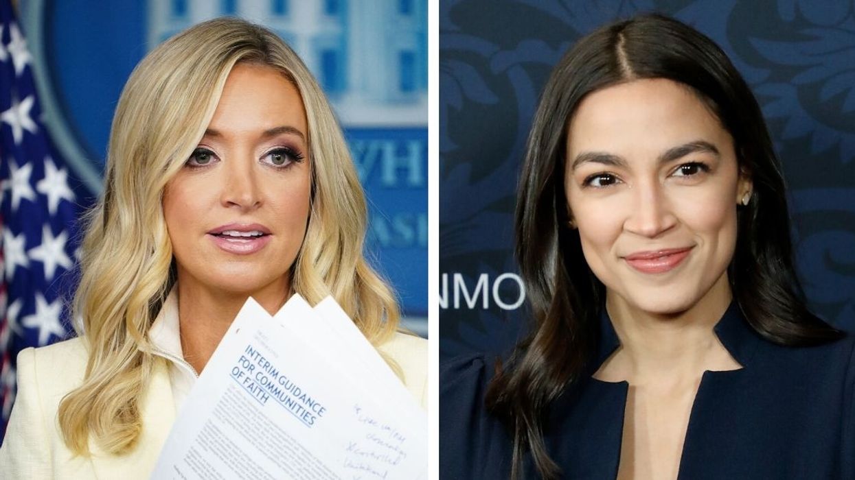 Press Secretary Kayleigh McEnany Just Referred To AOC As 'Biden Adviser'—And AOC Clapped Back Hard