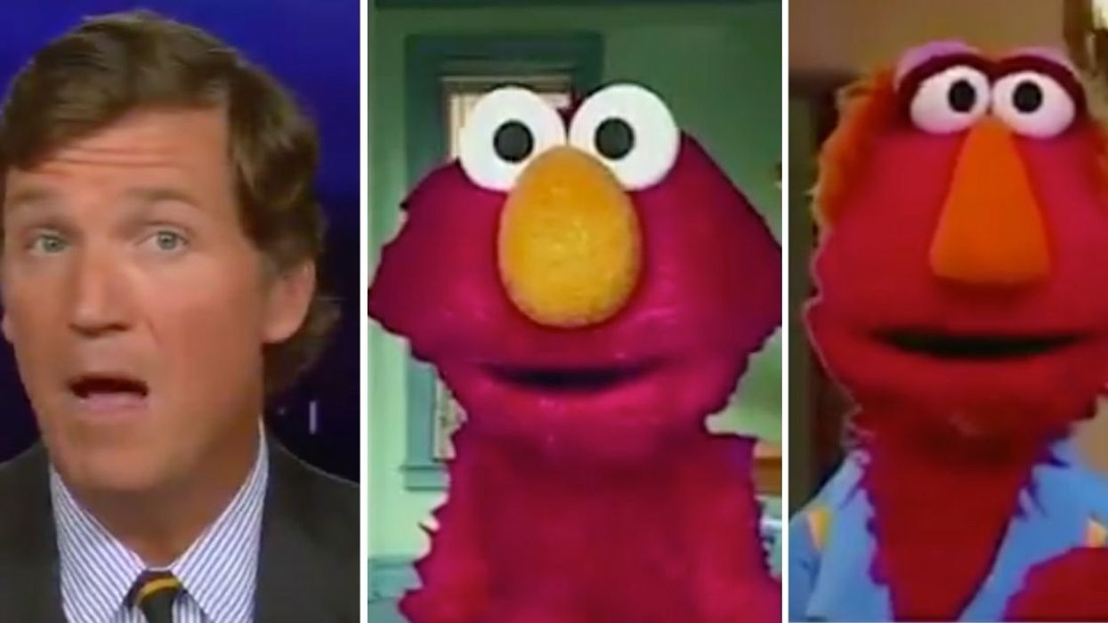 Tucker Carlson Just Raged About Elmo And His Dad For Explaining Protests To Kids In An Unhinged Rant