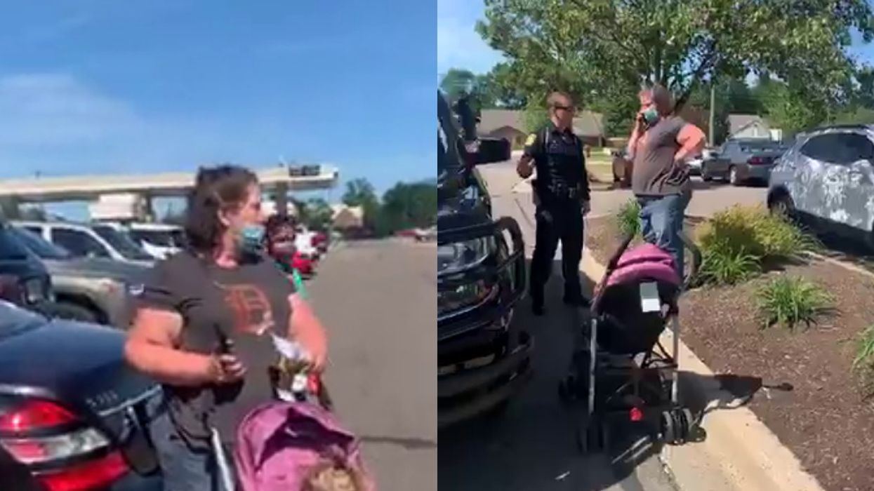 Detroit 'Karen' Blocks Black Mom From Leaving After Her Child Stepped On Shelf To Grab Gatorade At Supermarket