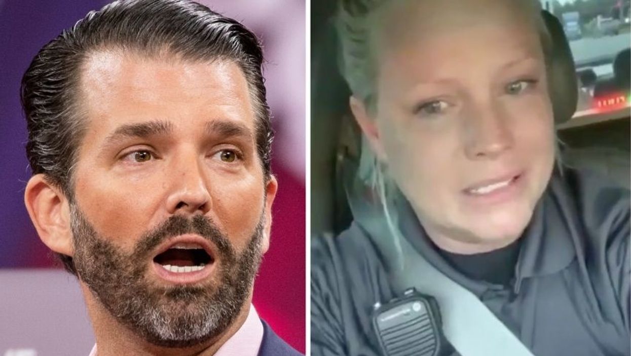Don Jr. Dragged for His Over the Top Reaction to Cop Who Cried Because Her Egg McMuffin Took Too Long at McDonald's
