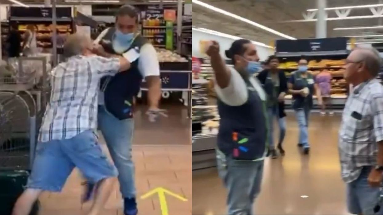Belligerent Florida Man Shoves His Way Into Walmart After Being Told He Needs A Mask