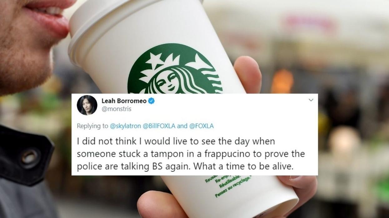 Women Call Bulls–t On LAPD Officer After He Claims Starbucks Barista Put 'Used Tampon' In His Frappuccino
