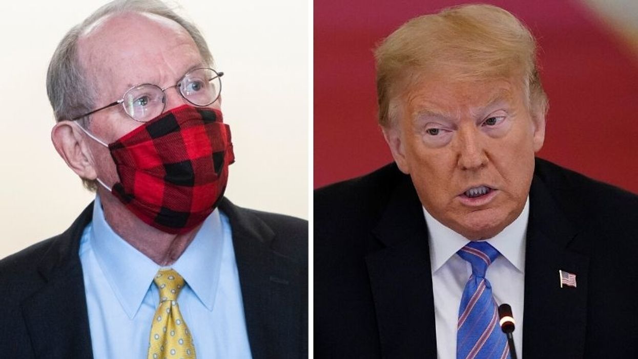 Republican Senator Now Says He Thinks 'It Would Help' If Trump Wore a Mask 'From Time to Time'