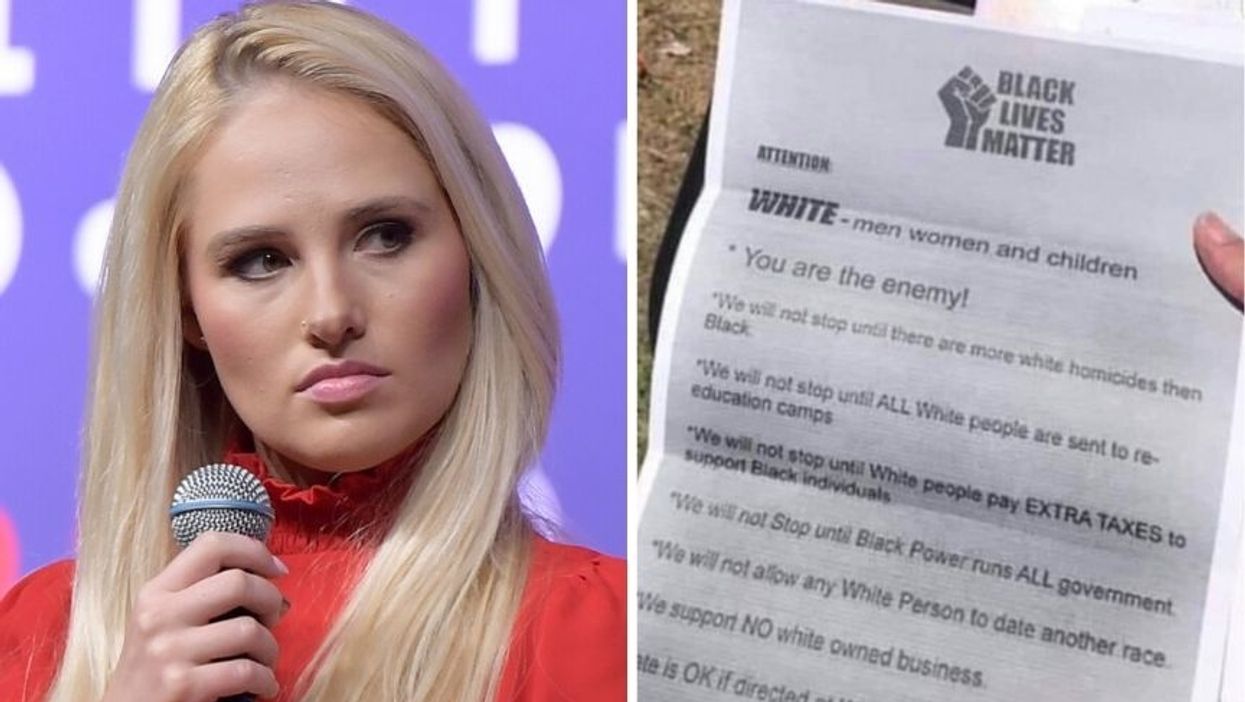 Tomi Lahren Apologizes After Tweeting Fake Black Lives Matter Flier That Declared White People 'the Enemy'