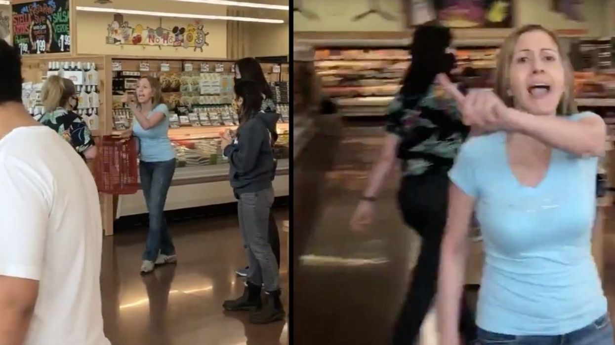 California Woman Freaks Out In Trader Joe's After Being 'Harassed' For Not Wearing A Mask