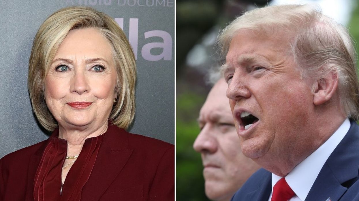 Hillary Clinton Takes A Swipe At Trump's Pandemic Response By Using His Own Slogan Against Him