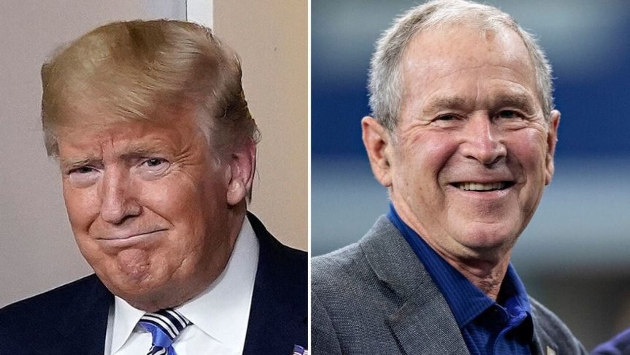 Hundreds of Former George W. Bush Officials Call Trump 'a Danger' in Stinging Biden Endorsement