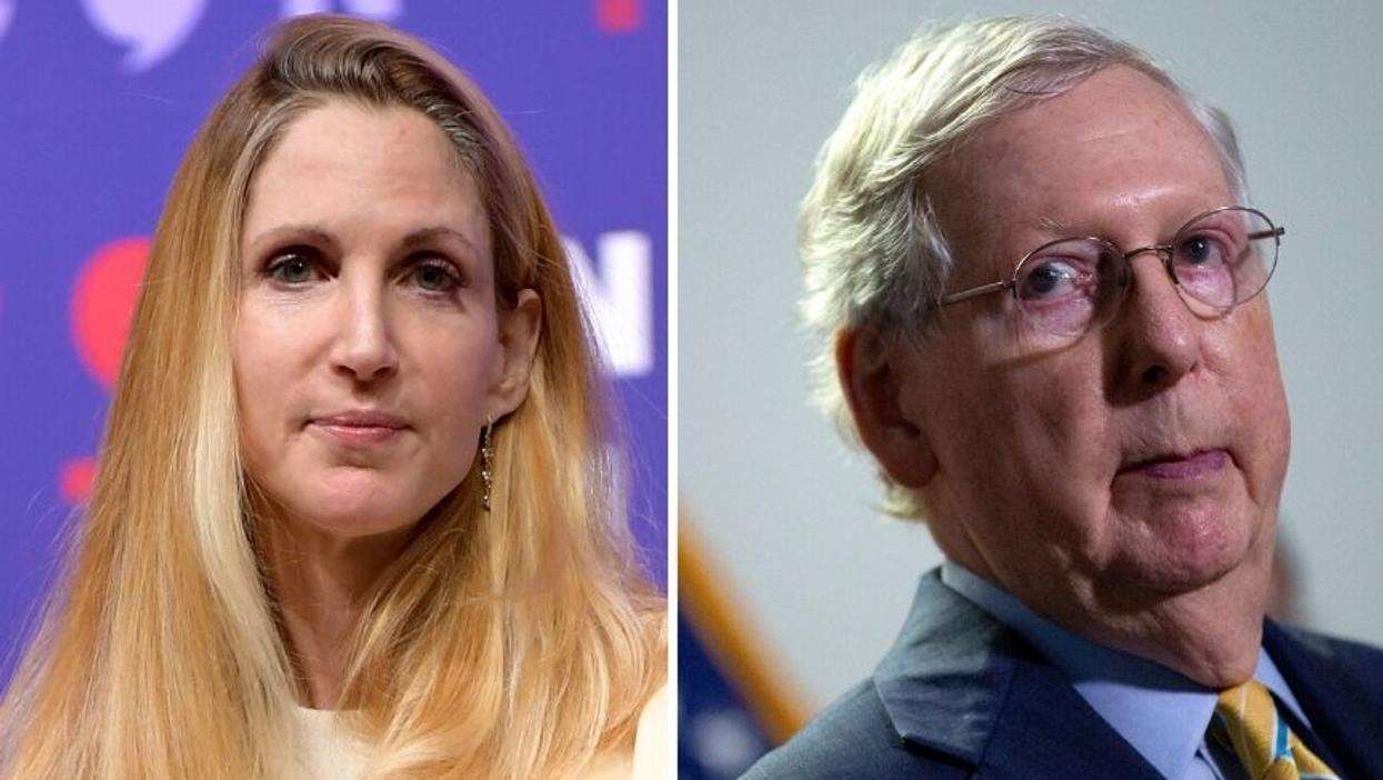 Ann Coulter Just Came Out in Support of Mitch McConnell's Democratic Challenger in Savage String of Tweets