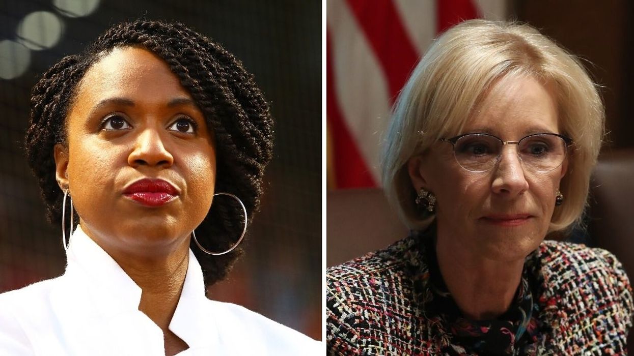 Rep. Ayanna Pressley Epically Rips Betsy DeVos Over Her Push To Reopen Schools In The Fall
