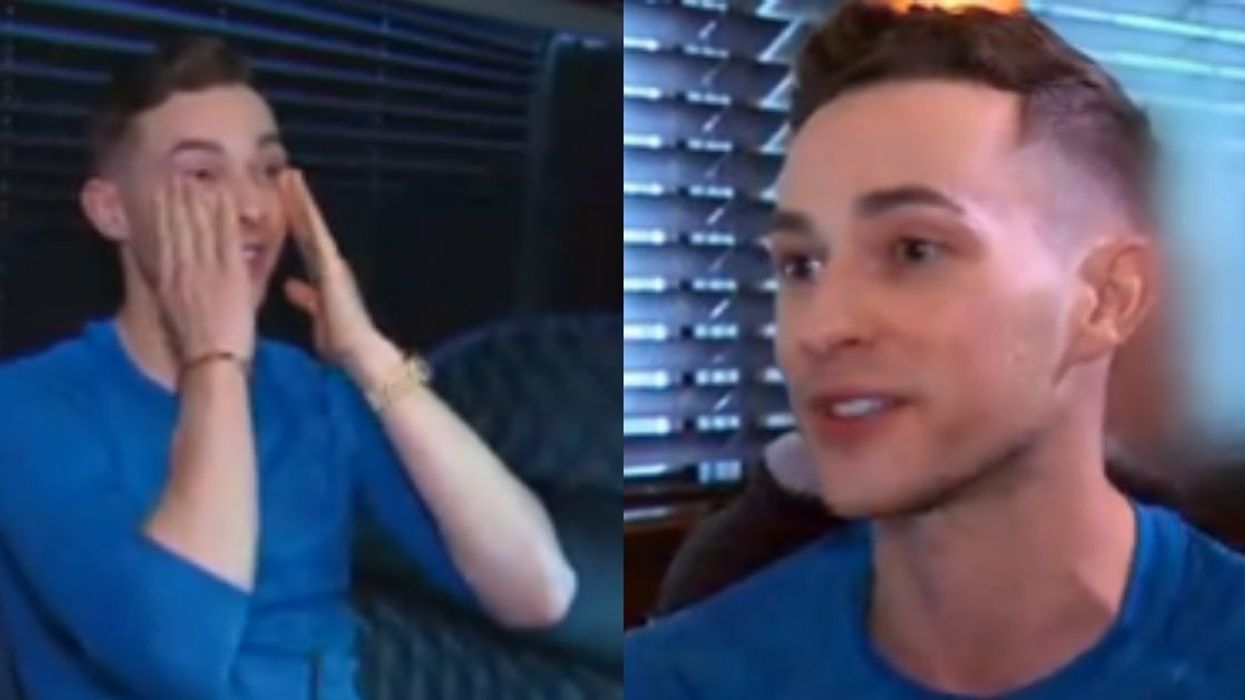 Olympian Adam Rippon Brought To Tears During Hidden Camera Show After Stranger Defends Young Gay Athlete