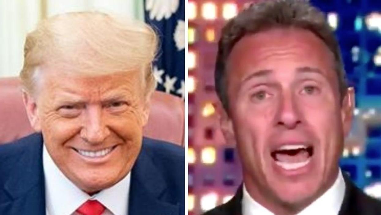 Chris Cuomo Calls 'Bulls**t' After Trump Posts Instagram Photo With Goya Beans at the Resolute Desk