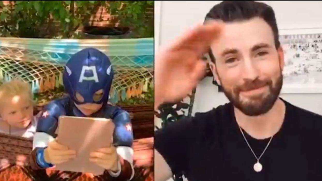 Chris Evans Sends Sweet Message To 6-Year-Old Fan Who Defended His Little Sister From Dog Attack