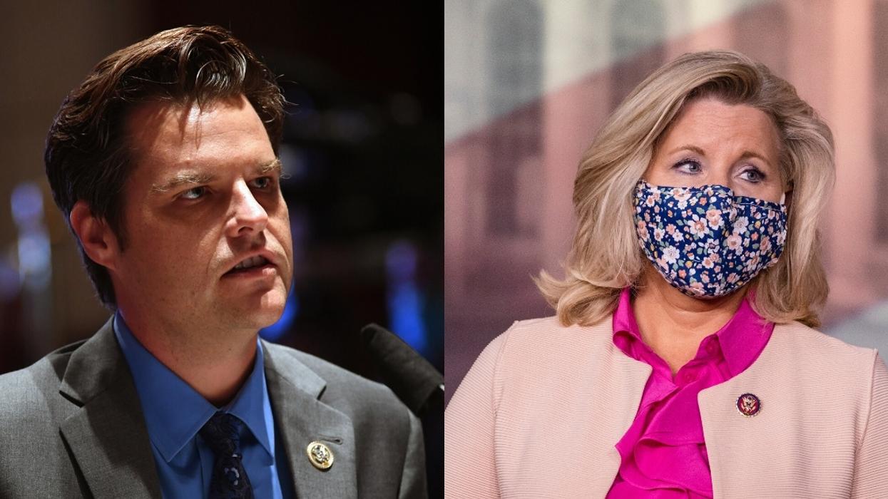 House GOP Meeting Erupts As Pro-Trump Congressmen Go After Liz Cheney For Defying Them