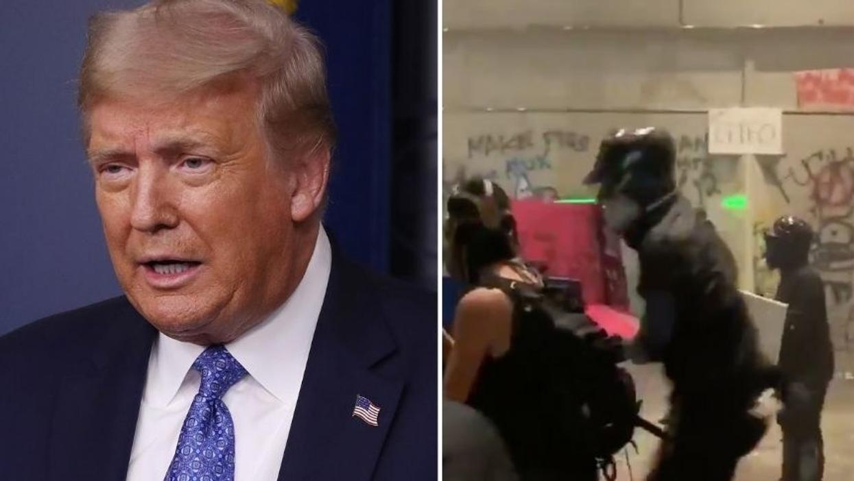 Trump Advisor's Claim That Video of Rioting Protesters 'Would Be Joe Biden's America' Is a Self-Own for the Ages