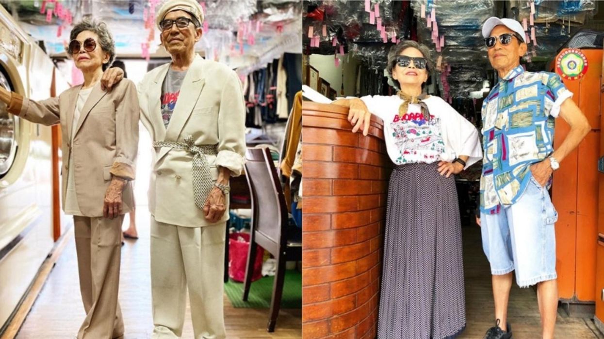 Taiwanese Laundromat Owners Become Instagram Sensations By Modeling Abandoned Clothes