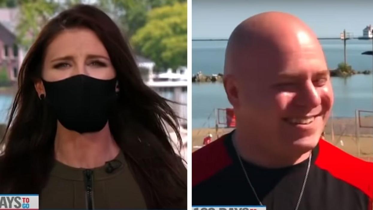 Ohio Voter Can't Help But Laugh Out Loud After He's Asked If Trump Can Get Us Out Of The Pandemic
