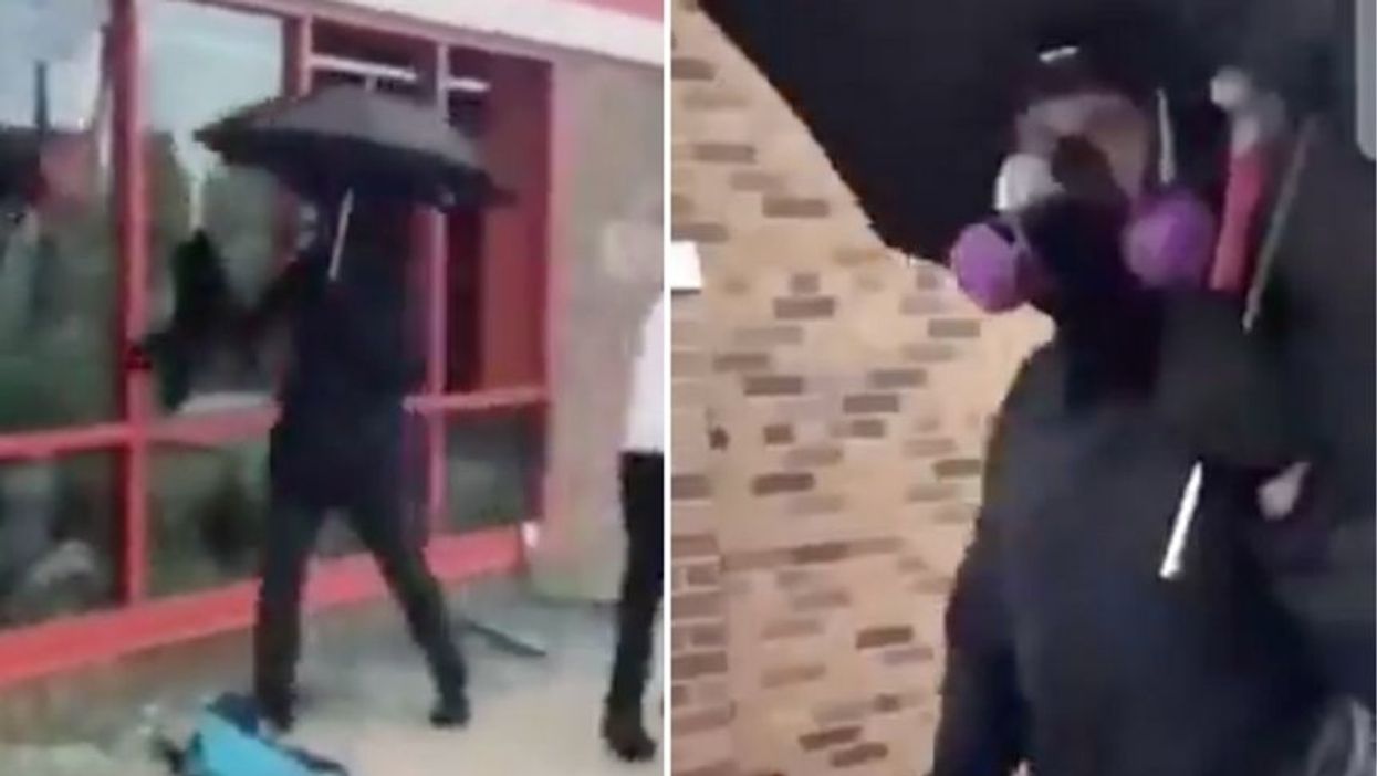 'Umbrella Man' Who Went Viral Smashing Windows During George Floyd Protest Suspected of Being White Nationalist Agitator