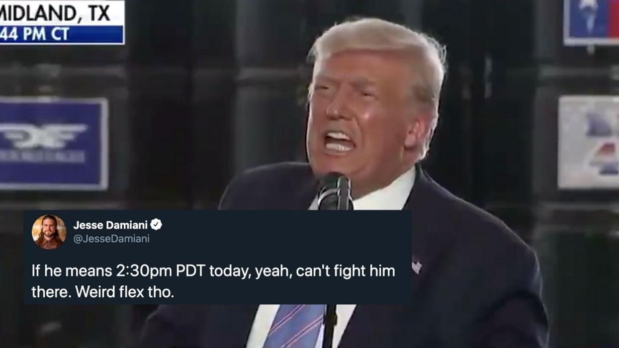 Trump Dragged After Ranting That Biden Wants US To Reach Net-Zero Carbon Emissions By '2:30'