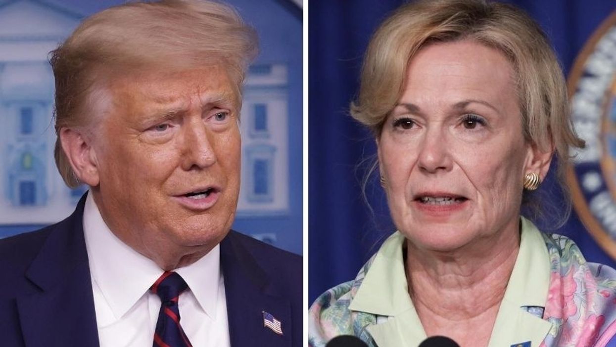 Trump Slams Dr. Birx for Taking Nancy Pelosi's 'Bait' After Birx Declares Virus 'Extraordinarily Widespread'