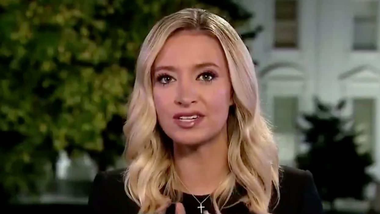 Trump's Press Secretary Slammed For Claiming Trump 'Is At His Best' During Virus Press Briefings