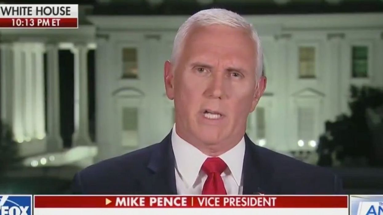 Mike Pence Dragged After Parroting Trump's Baseless Mail-In Voter Fraud Claims On Fox News