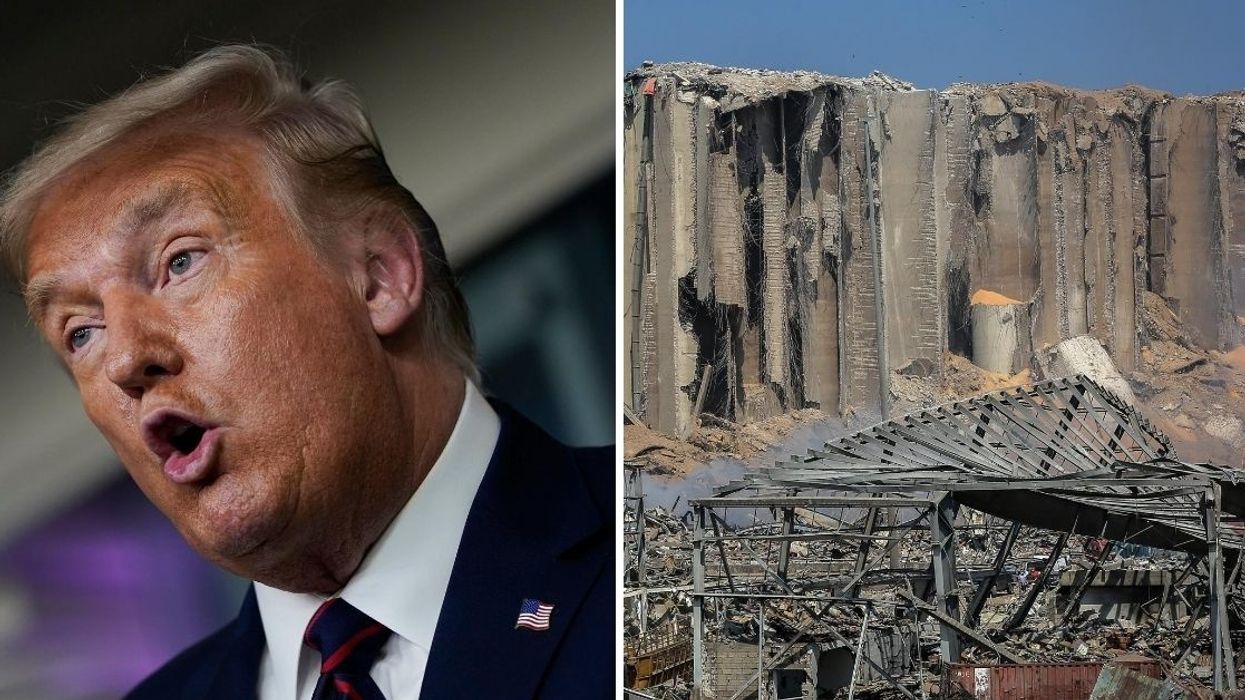 Pentagon Officials Refute Trump's Unfounded Claims That Beirut Explosion Was A 'Terrible Attack'