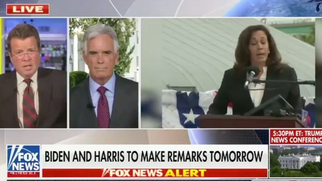 Fox News Host Awkwardly Fact-Checks Trump Campaign's Claim That Harris Called Biden 'Racist'