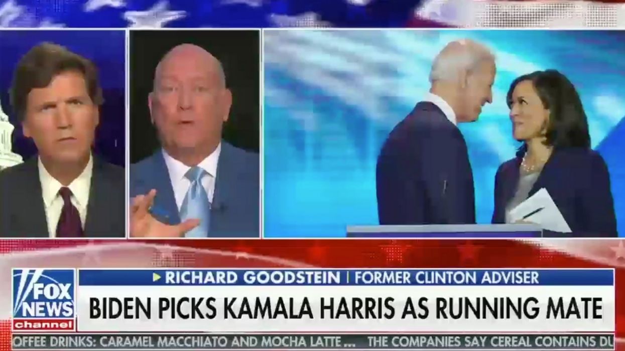 Tucker Carlson Has Total Hissy Fit After Guest Corrects His Pronunciation Of 'Kamala Harris'