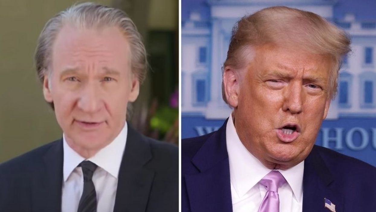 Trump Railed Against 'Terrible, Exhausted' Bill Maher on Twitter and Maher's Response Was All of Us