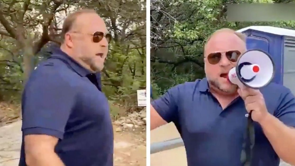 Alex Jones Goes Off On Teen Workers For Enforcing Guidelines—And They Couldn't Care Less
