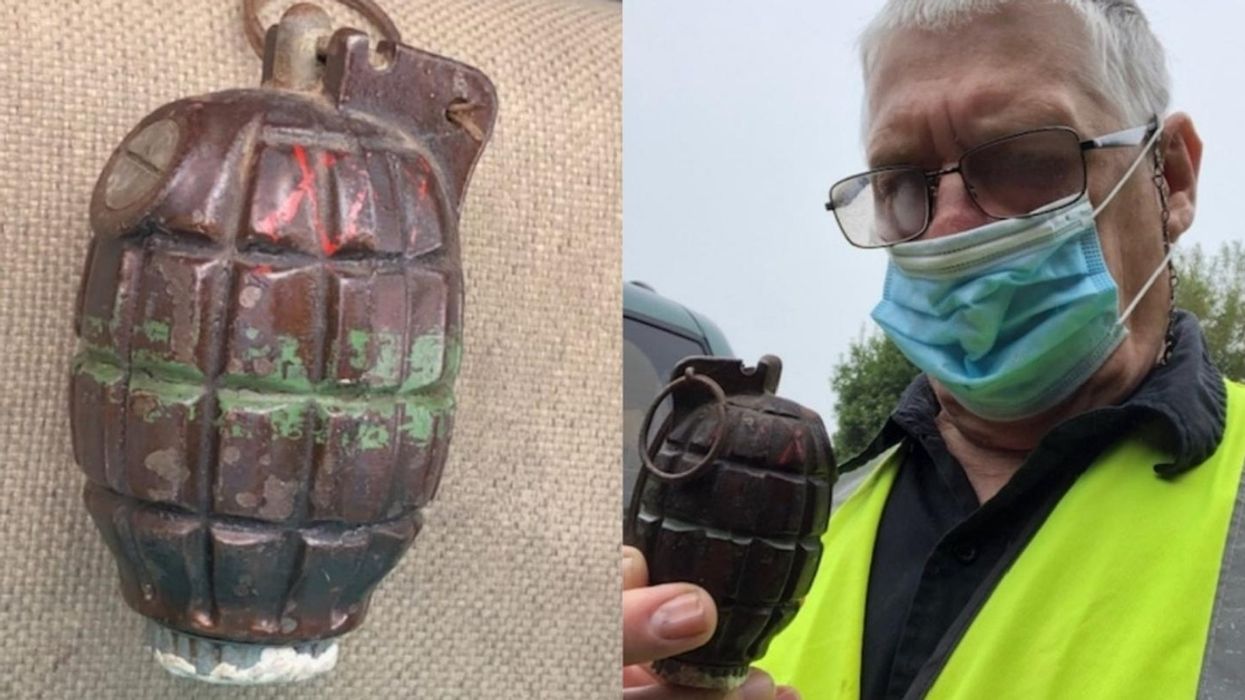 Police Issue Warning After Woman Attempts To Drive WWII Grenade To Police Station
