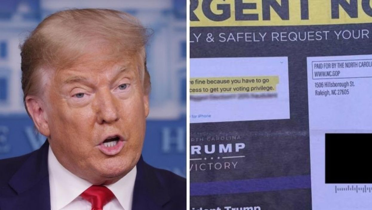 Trump Campaign Sends Absentee Ballot Request Forms With Trump's Face on Them to Registered Republicans in North Carolina