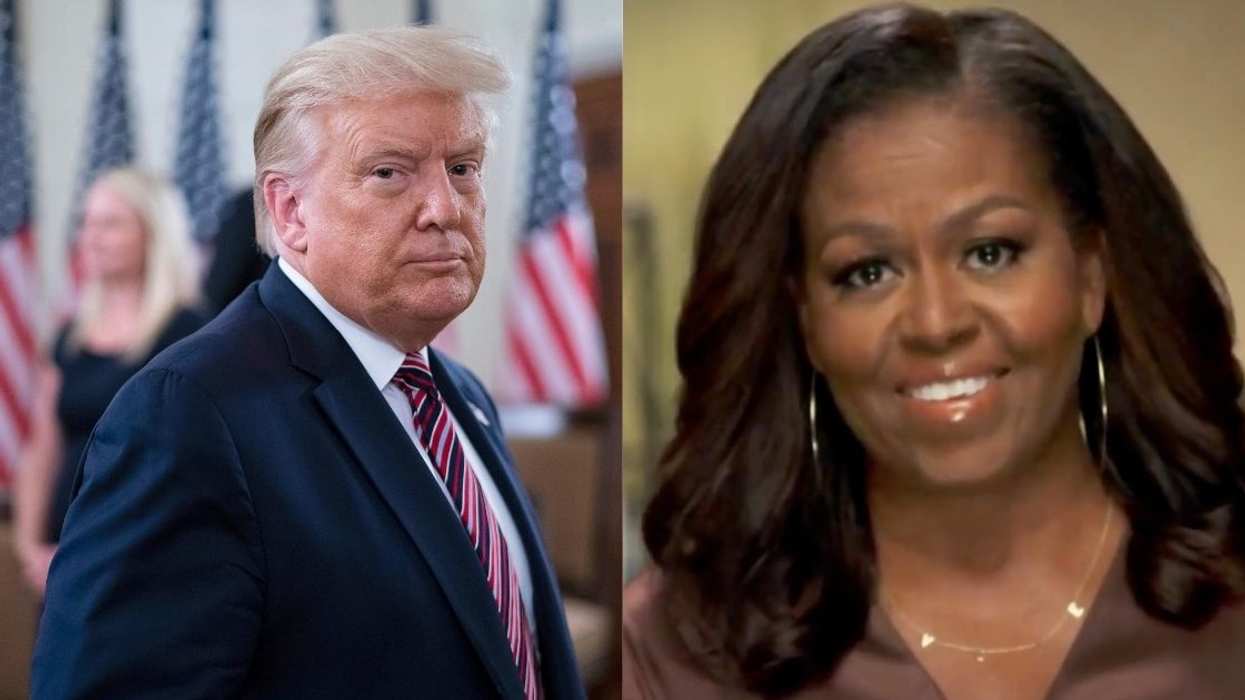 Trump's Dig At Michelle Obama For Having Inaccurate Death Count In Her Speech Is One Big Self-Own