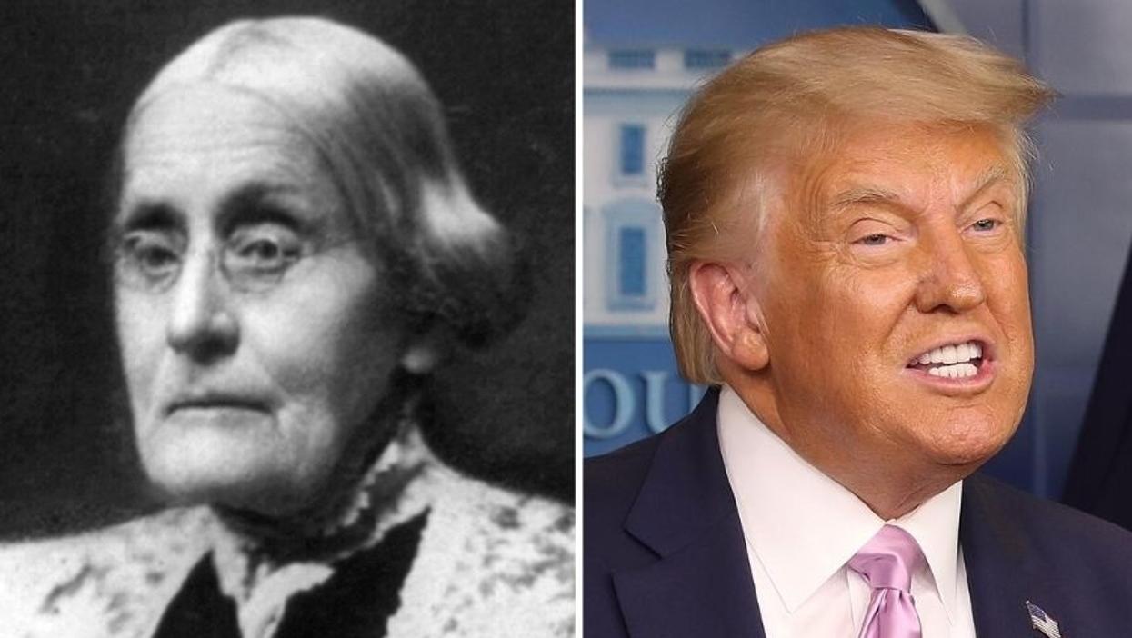 Susan B. Anthony Museum Savagely Rips Trump's Posthumous Pardon of Anthony for Voting Illegally in 1872