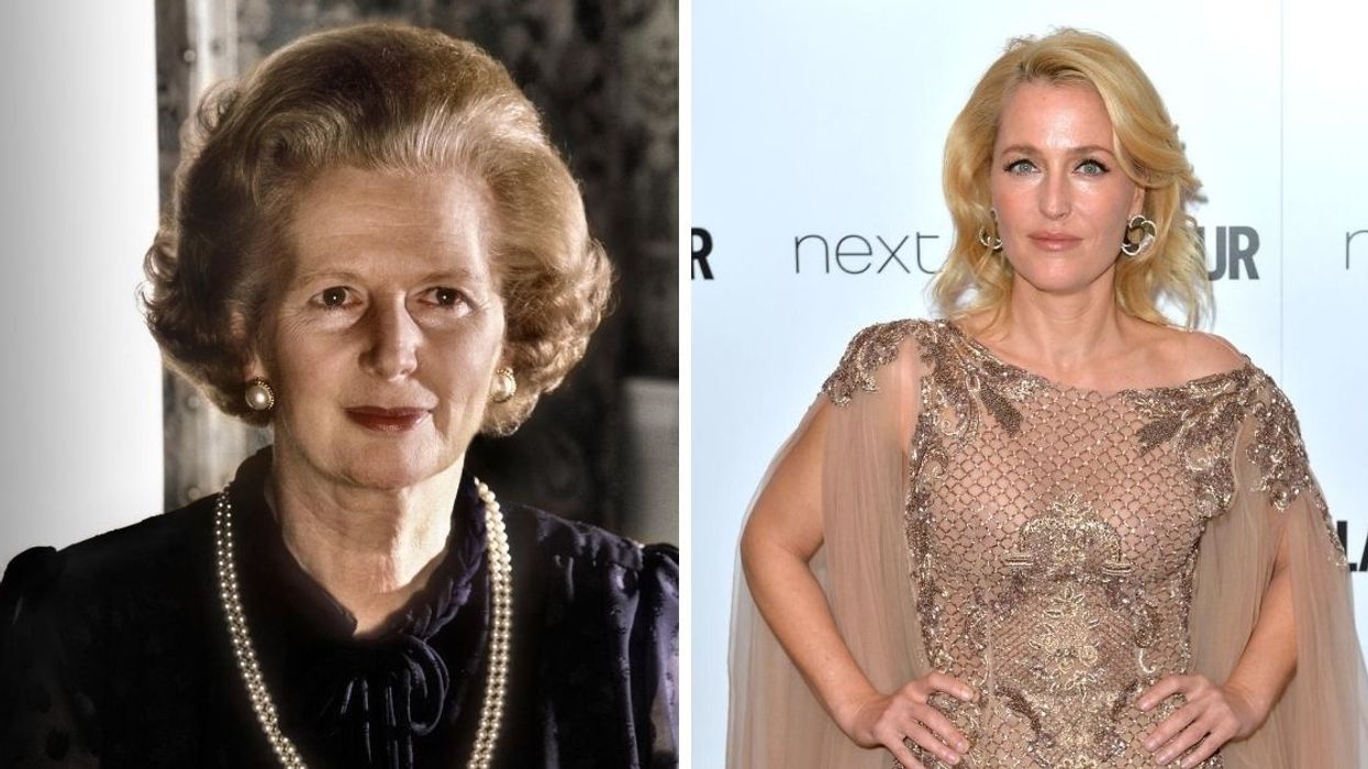 'The Crown' Fans Are Thirsting Over Gillian Anderson As Margaret Thatcher— And It's All Kinds Of Weird