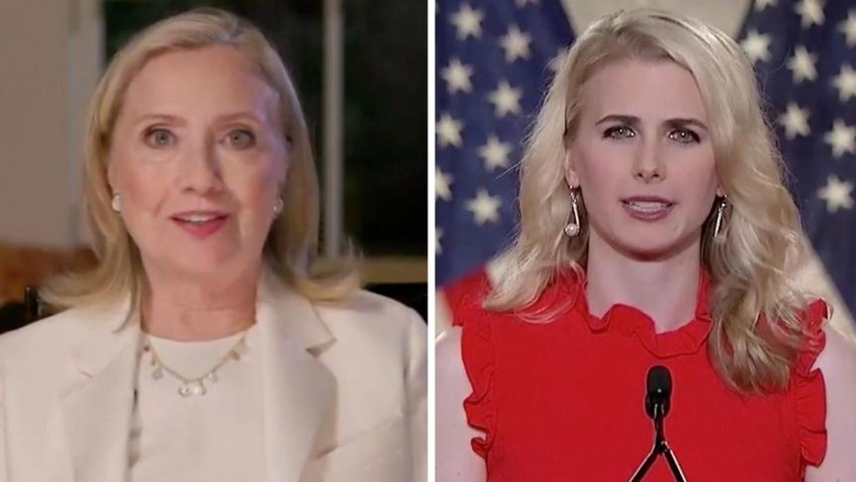 Hillary Perfectly Claps Back at RNC Speaker Who Said We'd Have 'No Hope of Escape Except Death' If She'd Won in 2016