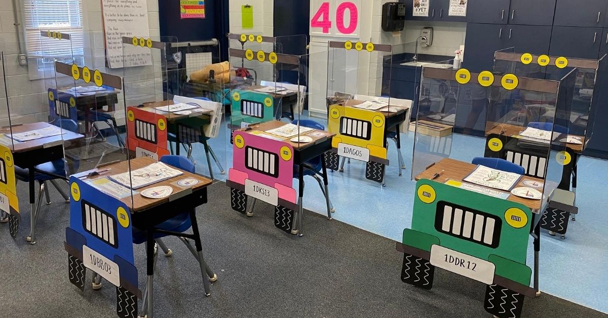 Florida Teachers Make Socially Distanced Classrooms Less Scary By Turning Desks Into Jeeps