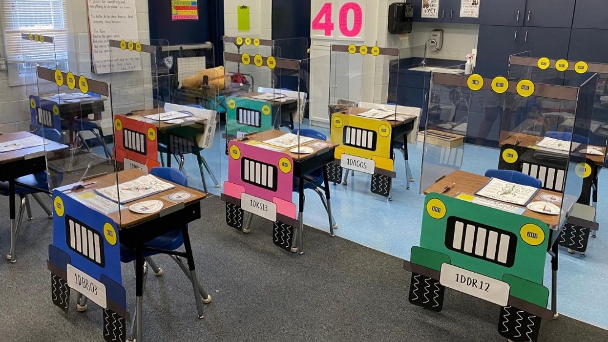 Florida Teachers Make Socially Distanced Classrooms Less Scary By Turning Desks Into Jeeps