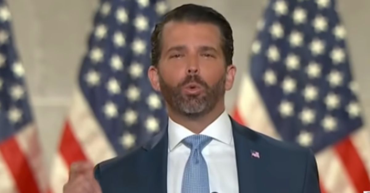 Don Jr. Blames Lighting For Making Him Look Like He Was High On Cocaine During His RNC Speech
