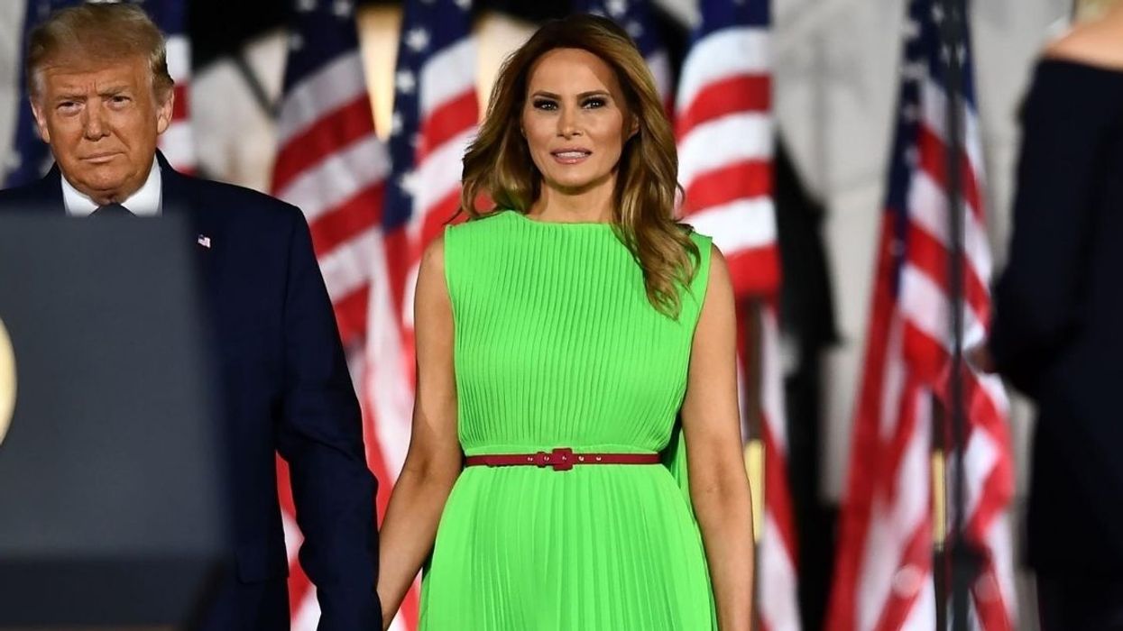 Melania Wore A 'Green Screen Dress' To The RNC, And You Can Already Guess What Happened Next