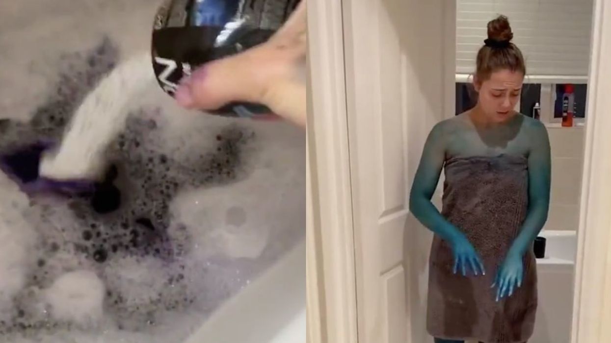 YouTuber Hit With Backlash For Dyeing His Girlfriend's Skin Blue In 'Humiliating' Prank