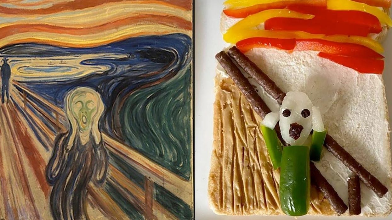 University Employee Cleverly Turns Art Masterpieces Into 'Tasty' Recreations On Toast