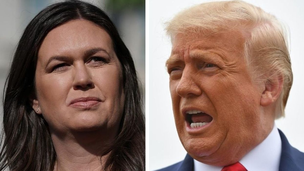 Sarah Sanders Claims Trump Joked She Should 'Take One for the Team' After Kim Jong Un Hit on Her