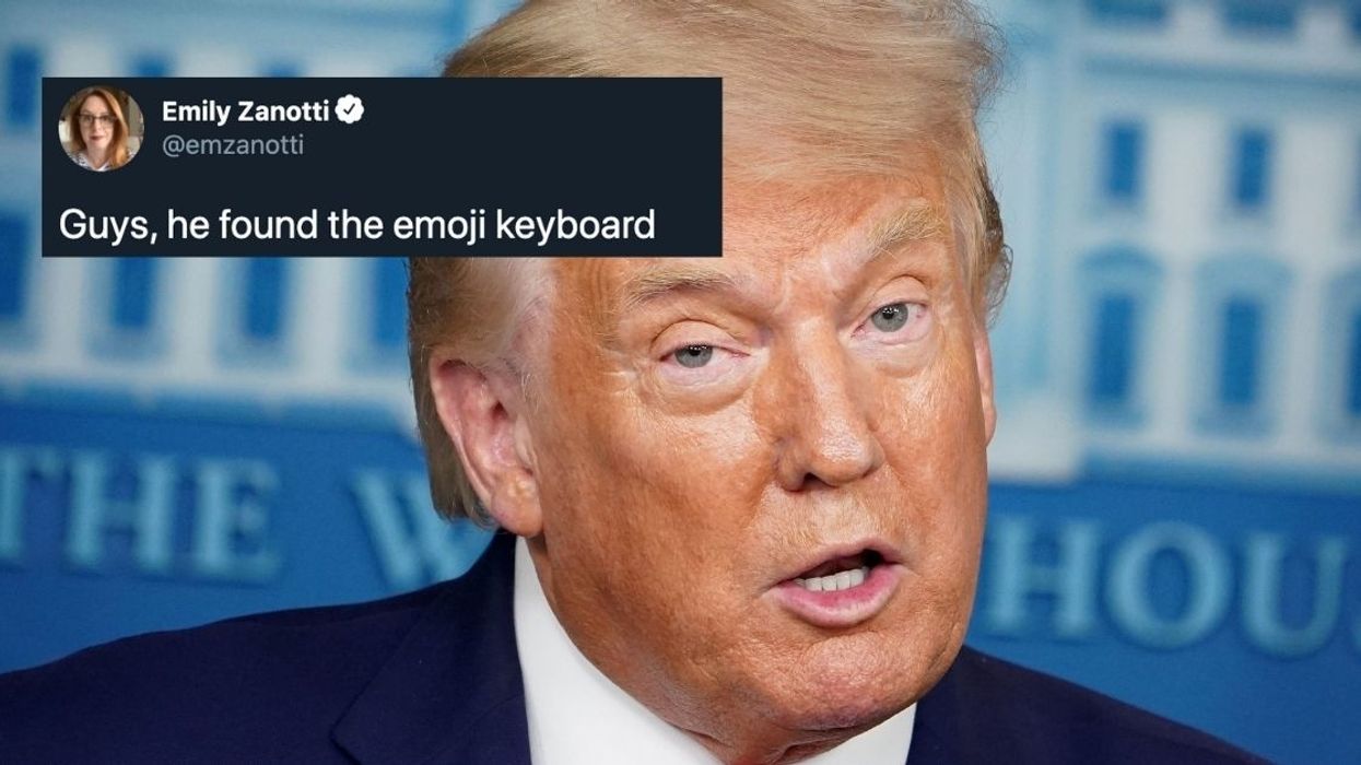 Trump Just Used Emojis On Twitter For The First Time, And People Are Totally Weirded Out