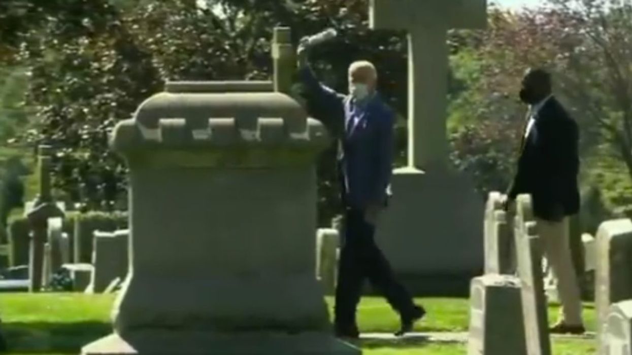 Trump Campaign Staffer Slammed After He Tried Mocking Joe Biden as He Visited His Son's Grave