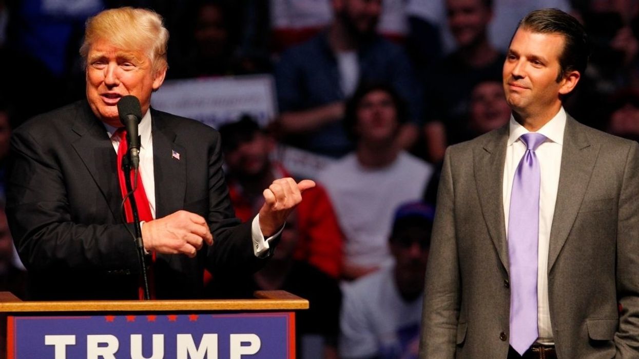 Don Jr. Mocked for Liking Tweet From Conservative Troll Calling His Father 'Greedy and Horny'